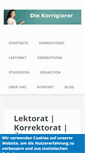 Mobile Screenshot of die-korrigierer.com